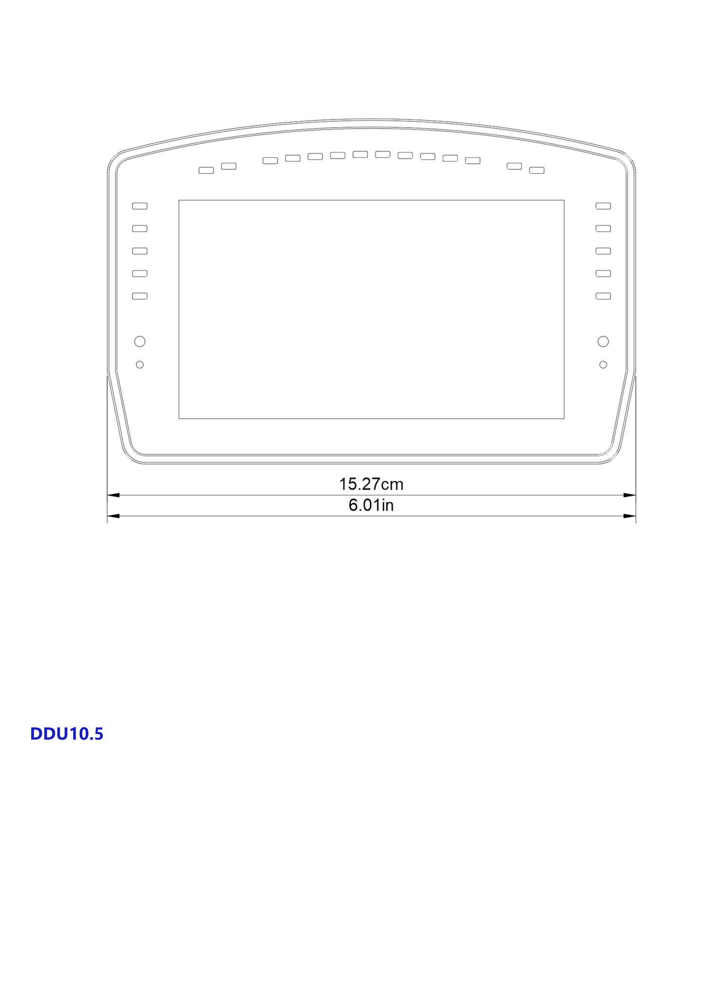 DDU 10.5 Sim Racing 5" Dash Display