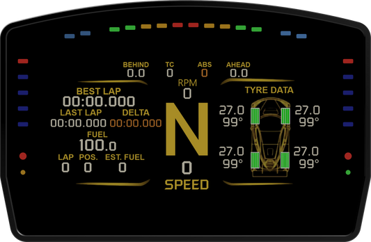 DDU 10.5 Sim Racing 5" Dash Display