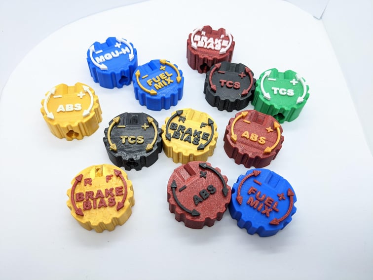 Button Box Encoder Knobs (STL Files)