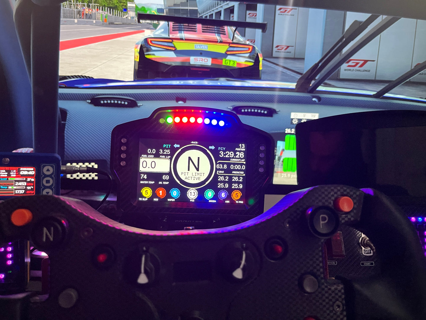 DDU 6 Sim Racing 5'' Dash Display with LEDs